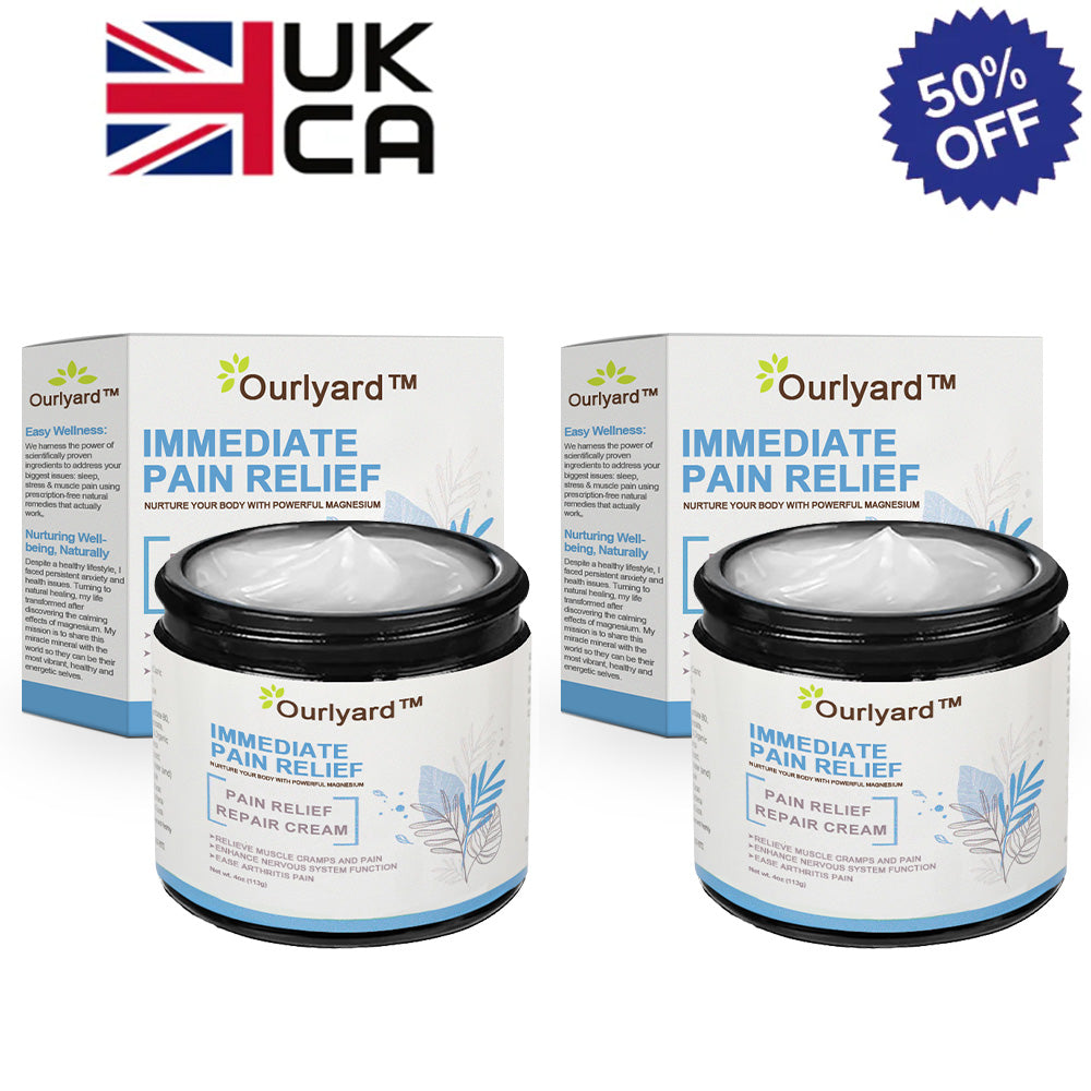 ✅Ourlyard™Official Store: Magnesium Pain Relief Repair Cream 👨⚕️Approved by the Medicines and Healthcare products Regulatory Agency (MHRA) (Relief of neuropathy, muscle spasms, cramps or twitches, poor bone health and other problems)