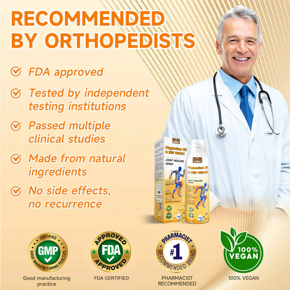 đ§đOurlyard⢠Magnesium Oil & Bee Venom Joint Healing Sprayđ¨ââď¸Orthopaedic Association (BOA) Approved