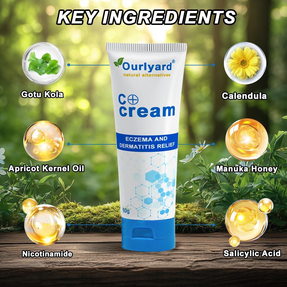 ✅NHS Approved: Ourlyard® Skin Treatment Cream(Relieves dermatitis, eczema, psoriasis, pigmentation, dry skin, and other common skin issues)