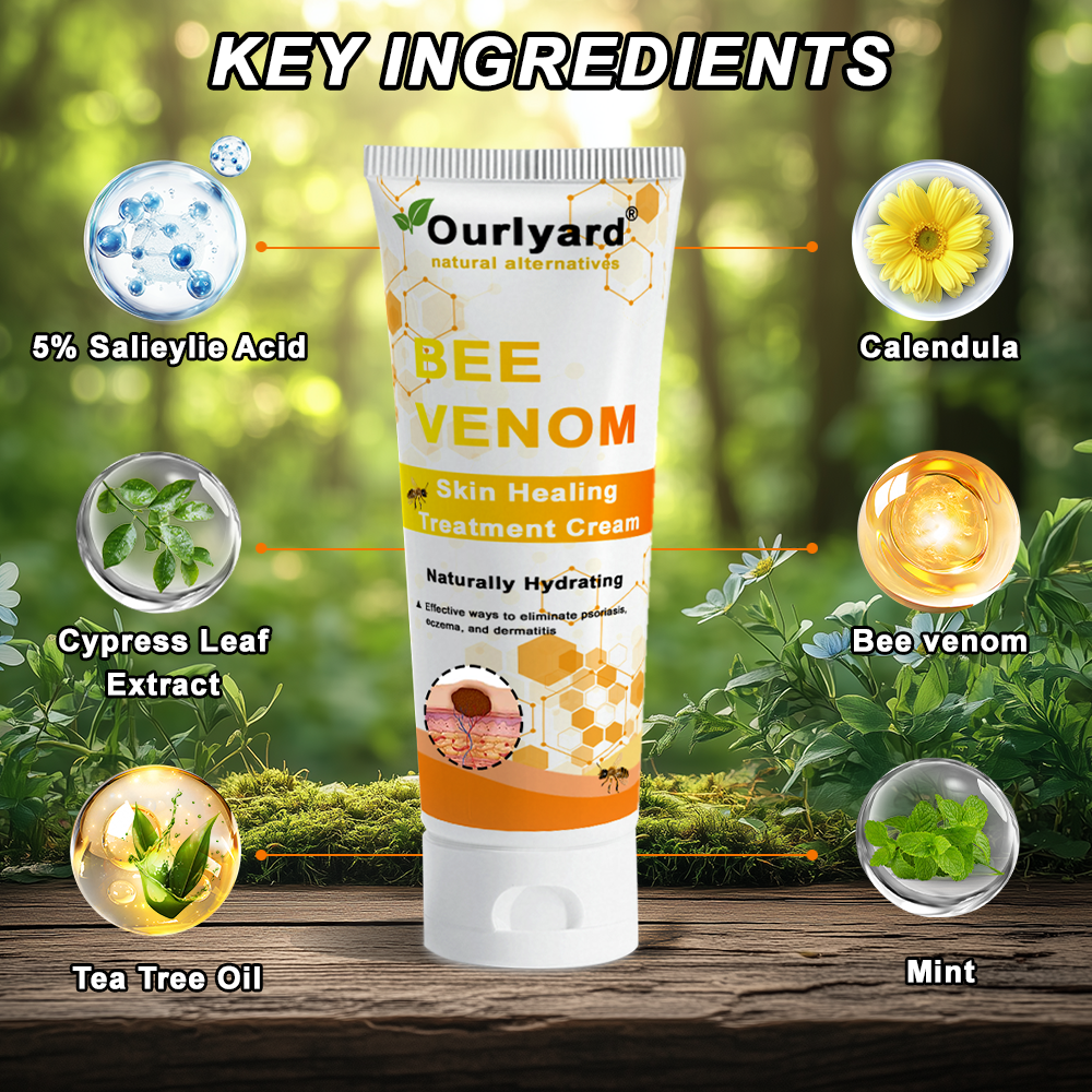 OurlyardÂŽ Official Store: Bee Venom Skin Treatment Creamđ¨ââď¸British Association of Dermatologists (BAD) Approved