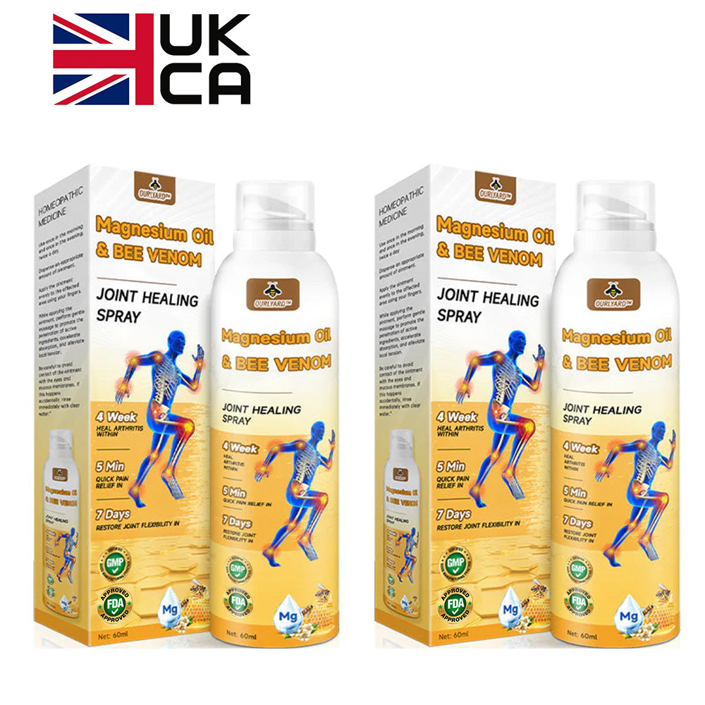 đ§đOurlyard⢠Magnesium Oil & Bee Venom Joint Healing Sprayđ¨ââď¸Orthopaedic Association (BOA) Approved