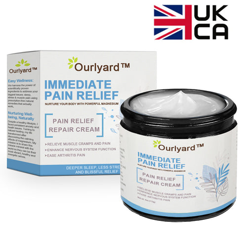 ✅Ourlyard™Official Store: Magnesium Pain Relief Repair Cream 👨⚕️Approved by the Medicines and Healthcare products Regulatory Agency (MHRA) (Relief of neuropathy, muscle spasms, cramps or twitches, poor bone health and other problems)