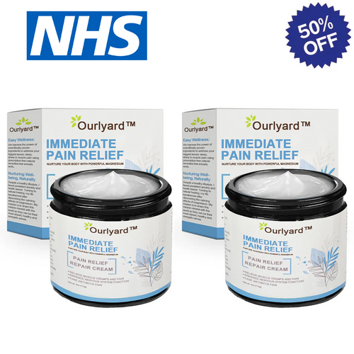 ✅NHS Approved: Ourlyard™ Magnesium Pain Healing Bone Cream (Relief of neuropathy, muscle spasms, cramps or twitches, poor bone health and other arthritis)