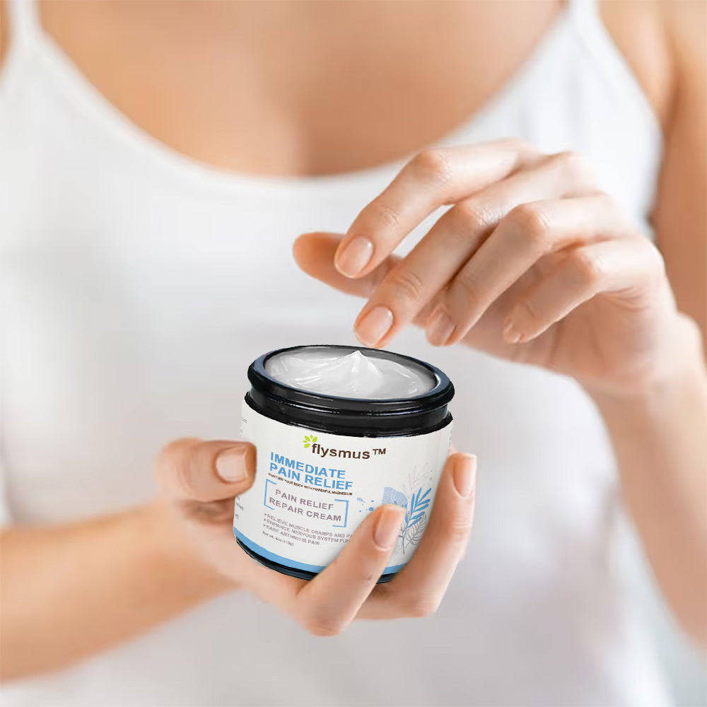 ✅Official Store: flysmus™ Magnesium Pain Relief Repair Cream 👨⚕️ Approved by the Medical Products Regulatory Agency (MHRA) (Relief of neuropathy, muscle spasms, cramps or twitches, poor bone health and other problems)