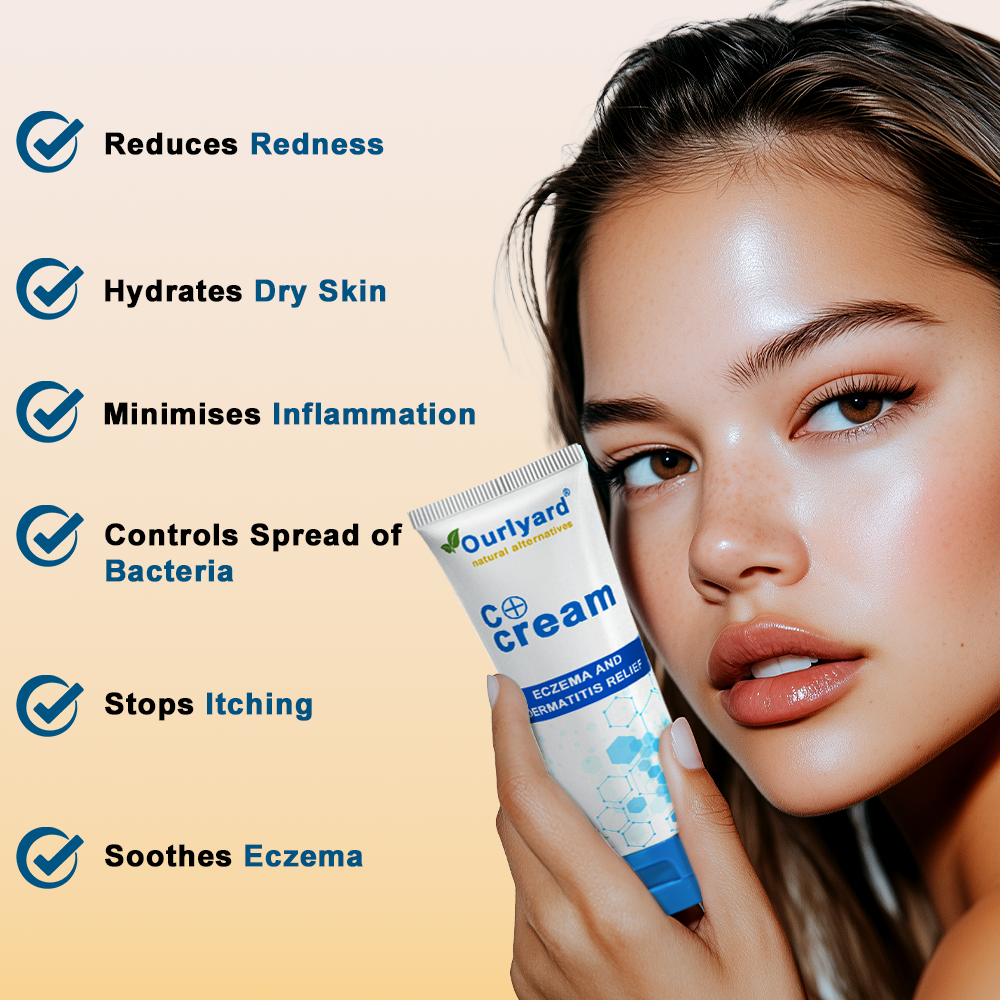 ✅NHS Approved: Ourlyard® Eczema Cream Skin Treatment(Relieves eczema, dermatitis, psoriasis, skin allergies, skin irritation, pigmentation, dry skin, and other common skin issues.)