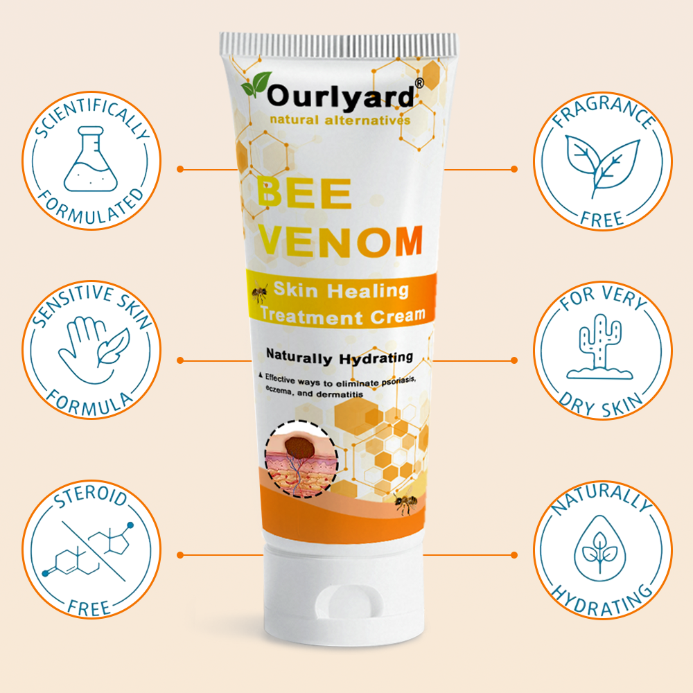 OurlyardÂŽ Official Store: Bee Venom Skin Treatment Creamđ¨ââď¸British Association of Dermatologists (BAD) Approved