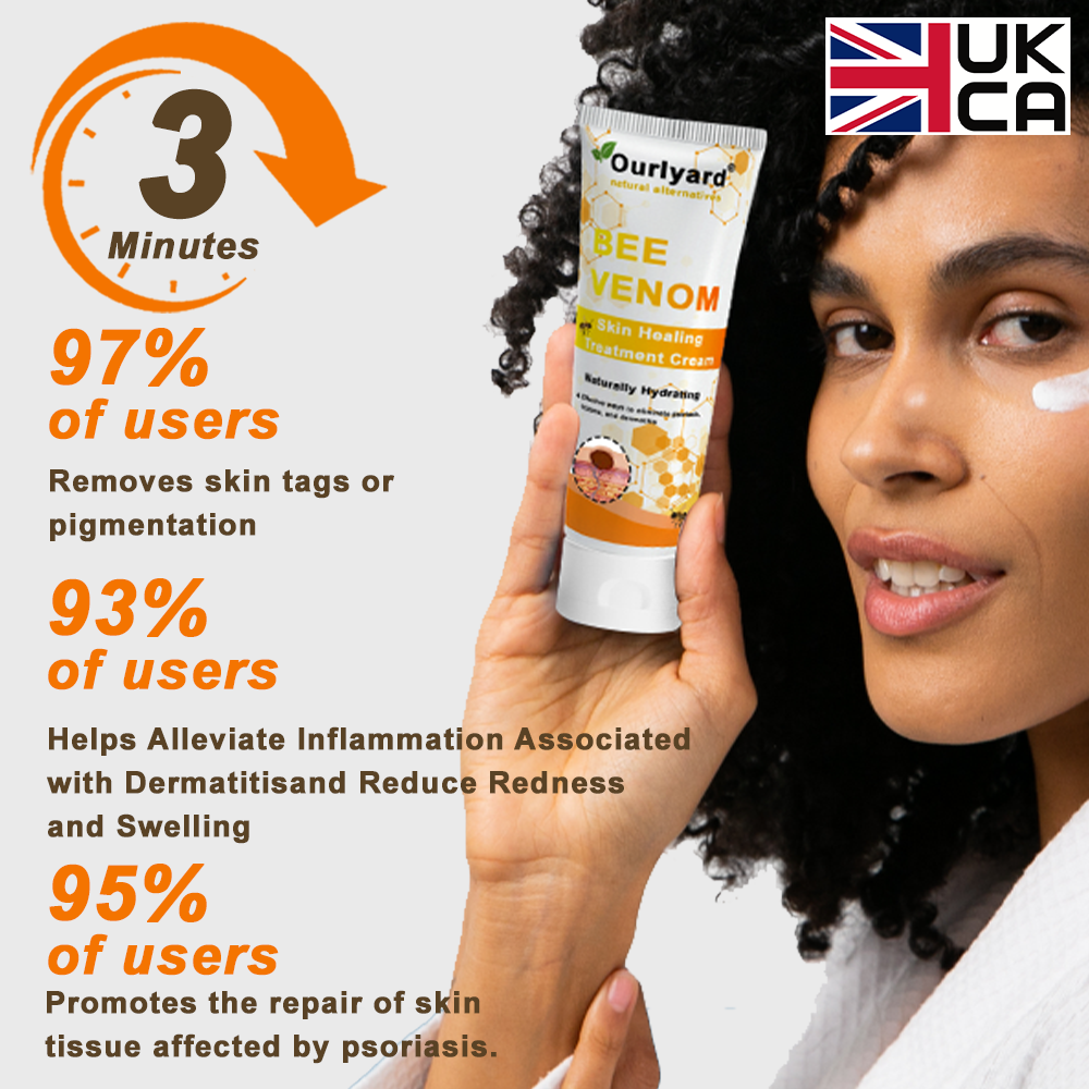OurlyardÂŽ Official Store: Bee Venom Skin Treatment Creamđ¨ââď¸British Association of Dermatologists (BAD) Approved