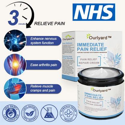 ✅NHS Approved: Ourlyard™ Magnesium Pain Healing Bone Cream  (Relief of neuropathy, muscle spasms, cramps or twitches, poor bone health and other arthritis)