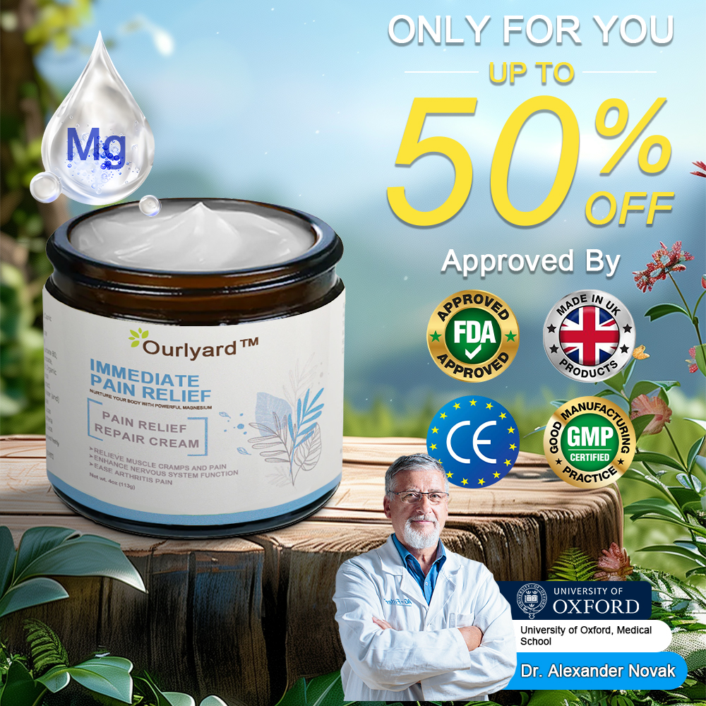 ✅Official Store: Ourlyard™ Magnesium pain relief healing cream👨‍⚕️Approved by the Medicines and Healthcare products Regulatory Agency (MHRA) (Reducing joint pain, stiffness, swelling, redness,  soreness, warmth,and joint fatigue)