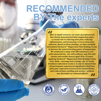 ✅Ourlyard™Official Store: Magnesium Pain Relief Repair Cream 👨‍⚕️Approved by the Medicines and Healthcare products Regulatory Agency (MHRA) (Relief of neuropathy, muscle spasms, cramps or twitches, poor bone health and other problems)