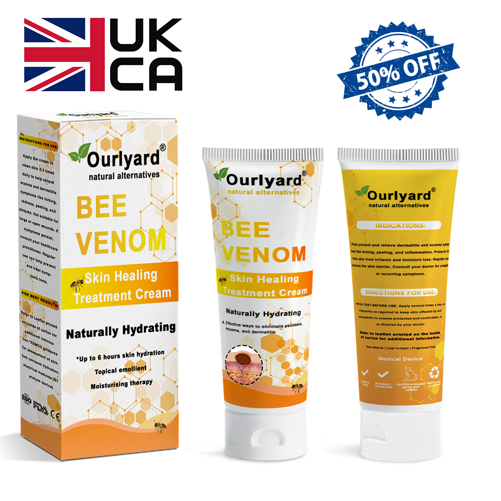 Ourlyard® Official Store: Bee Venom Skin Treatment Cream👨‍⚕️British Association of Dermatologists (BAD) Approved