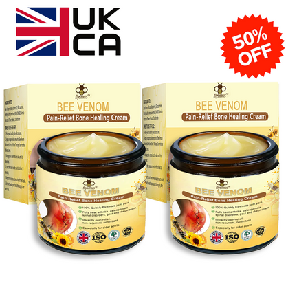 ✅Official Store: flysmus™ Bee-Venom Pain-Relief Bone Healing Cream👨‍⚕️British Osteopathic Medical Association (BOA) Approved(Reducing joint swelling, pain, stiffness, redness, warmth, soreness, and joint fatigue)