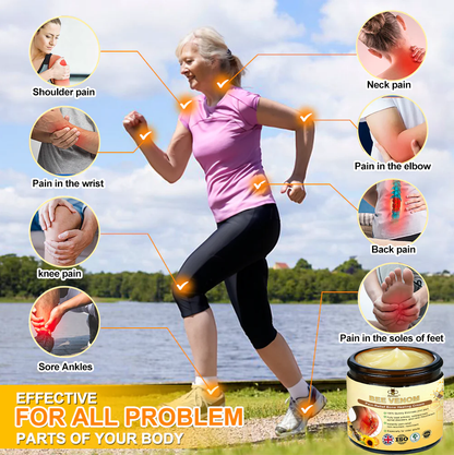 ✅Official Store: flysmus™ Bee-Venom Pain-Relief Bone Healing Cream👨‍⚕️British Osteopathic Medical Association (BOA) Approved(Reducing joint swelling, pain, stiffness, redness, warmth, soreness, and joint fatigue)